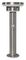 4058075392700 - 6W Endura Style Double Circle Solar Post Light, 3000K, Warm White, 400lm, IP44, Stainless Steel
