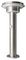 4058075392700 - 6W Endura Style Double Circle Solar Post Light, 3000K, Warm White, 400lm, IP44, Stainless Steel