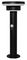 4058075392748 - 6W Endura Style Double Circle Solar Post Light, 3000K, Warm White, 400lm, IP44, Black