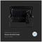 VT-128S-B 20261 - 20W LED Floodlight with PIR, 6500K, 1510lm, Black, IP65