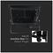 VT-158S-B 20266 - 50W LED Floodlight with PIR, 4000K, 4000lm, Black, IP65