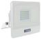 VT-128S-W 20273 - 20W LED Floodlight with PIR, 6500K, 1510lm, White, IP65