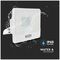 VT-128S-W 20273 - 20W LED Floodlight with PIR, 6500K, 1510lm, White, IP65