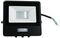 VT-118S-1-B 20280 - 10W LED Floodlight with PIR, 3000K, 735lm, Black, IP65