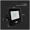 VT-128S-1-B 20283 - 20W LED Floodlight with PIR, 3000K, 1510lm, Black, IP65