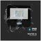 VT-128S-1-B 20283 - 20W LED Floodlight with PIR, 3000K, 1510lm, Black, IP65