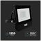 VT-128S-1-B 20283 - 20W LED Floodlight with PIR, 3000K, 1510lm, Black, IP65