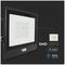 VT-158S-1-B 20290 - 50W LED Floodlight with PIR, 4000K, 4000lm, Black, IP65