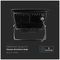 VT-158S-1-B 20290 - 50W LED Floodlight with PIR, 4000K, 4000lm, Black, IP65