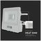 VT-118S-1-W 20293 - 10W LED Floodlight with PIR, 4000K, 735lm, White, IP65
