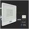 VT-158S-1-W 20301 - 50W LED Floodlight with PIR, 3000K, 4000lm, White, IP65