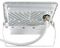 VT-128S-1-W 20295 - 20W Slim Floodlight with PIR, 3000K, 1510lm, IP65, White