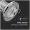 VT-885-C 8180 - 5W LED Fire Rated Spotlight Fitting, 6400K, Chrome