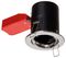 IGS/TC - Fire Rated Steel Tilting Downlight, Chrome, IP20