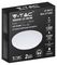 VT-8412 217603 - 12W LED Dome Ceiling Light, 3-in-1 CCT, 1200lm, IP20, White