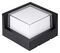 VT-827 218540 - 12W LED Square Wall Light, 4000K, 1160lm, Black