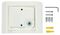 VT-756 217091 - 5W LED Round Up and Down Light, 4000K, 700lm, IP65, White
