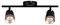 VT-812 218257 - 10W 2-Way LED Wall Light, 4000K, 1080lm, IP20, Black