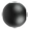 VT-834 218553 - 4W Round LED Wall Light, 428lm, 3000K, IP65, Black