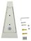 VT-826 218295 - 4W LED Triangle Light, 3000K, 450lm, IP65, White