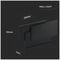 VT-712 218204 - 11W LED Indoor Wall Light, 3000K, 1368lm, IP20, Black