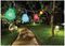 86324 - Outdoor Festoon String Kit with 12x E27 holders & A60 RGB Bulbs, 12m, IP54