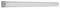 314100 - 30W LED Batten Light, 3-in-1 CCT, 3900lm, IP20, White, 5FT