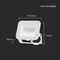 10018 - 20W LED Floodlight, 4000K, 1620lm, Non-Dimmable, White