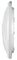 21808 - LED Dome Light with PIR Sensor, 4000K, 900lm, IP20, White