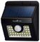 NEXSUN-400 - NexSun 400 Outdoor Solar LED Security Wall Light with PIR Sensor, IP65, 400lm, Black