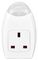 NLPT/2-MP - LED Plug Through Night Light with Dusk to Dawn, 2 Pack