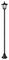 LS213480 - Solar Lantern Post Light with PIR, 1.2m, Black