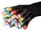LT230065M - 50 LED Battery Operated String Lights with Timer, Multicoloured, IP44