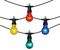 LT220102M - 50 Bulb Low Voltage Festoon Lights, Multicoloured