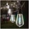 LT200201CW - 10 LED Drop Bulb Connectable Festoon Lights, Cool White