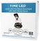 778128 - GU10 LED Fire Rated Downlight Can with Satin Nickel Bezel, IP20