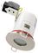 787229 - GU10 LED Fire Rated Downlight Can with Satin Nickel Bezel, IP65