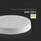 VT-60018 7878 - 18W Backlit Surface Mounted Round Panel, 6500K, 1980lm, Non-Dimmable