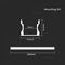 VT-8110 2878 - 2m Mounting Kit with Diffuser for LED Strip Surface, 17.2x14.4mm, Black
