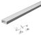 VT-8113-W - 2m Mounting Kit with Diffuser for LED Strip Surface, 17.4x7mm, White
