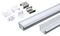 VT-8115 - 2m Mounting Kit with Diffuser for LED Strip Recessed, 24.5x12.2mm, Silver