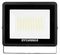 90160 - 78W LED Floodlight, 4000K, 10000lm, Non-Dimmable, Black