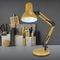L945MS - 35W Swing Poise Desk Lamp, Mustard