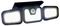 GH430 - 3 COB LED Solar Wall Security Light with PIR, 260lm, IP44