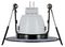 ILDLFR45D051 - Mini Fire Rated Downlight, IP65, Black Chrome