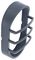 ILBHPA018 - Tough Shell Compact Bulkhead Oval Louvre Accessory, Anthracite Grey