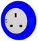 1426 - Plug Through Night Light, White