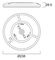 90131 - 15W LED StepDim Round Ceiling Light, 3000K, 1150lm