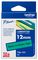 TZE-731 - P-Touch Label Tape Black on Green 1/2" / 12mm