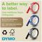 520109 - Embossing Adhesive Tape, White on Black, 9mm x 3m, Pack of 10